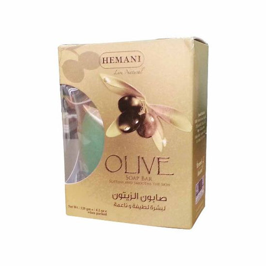 HEMANI OLIVE SCRUB SOAP 120GM