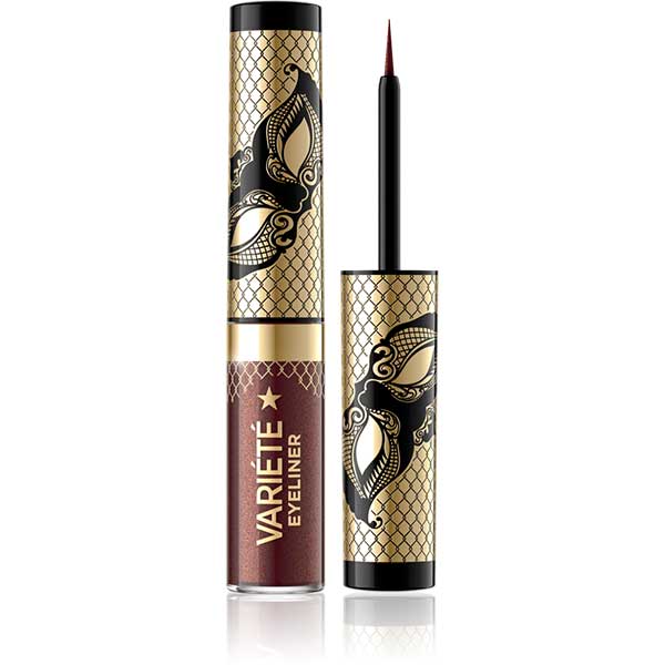 Eveline Variete Sparking Liquid Eyeliner - 02 Shiny Brown