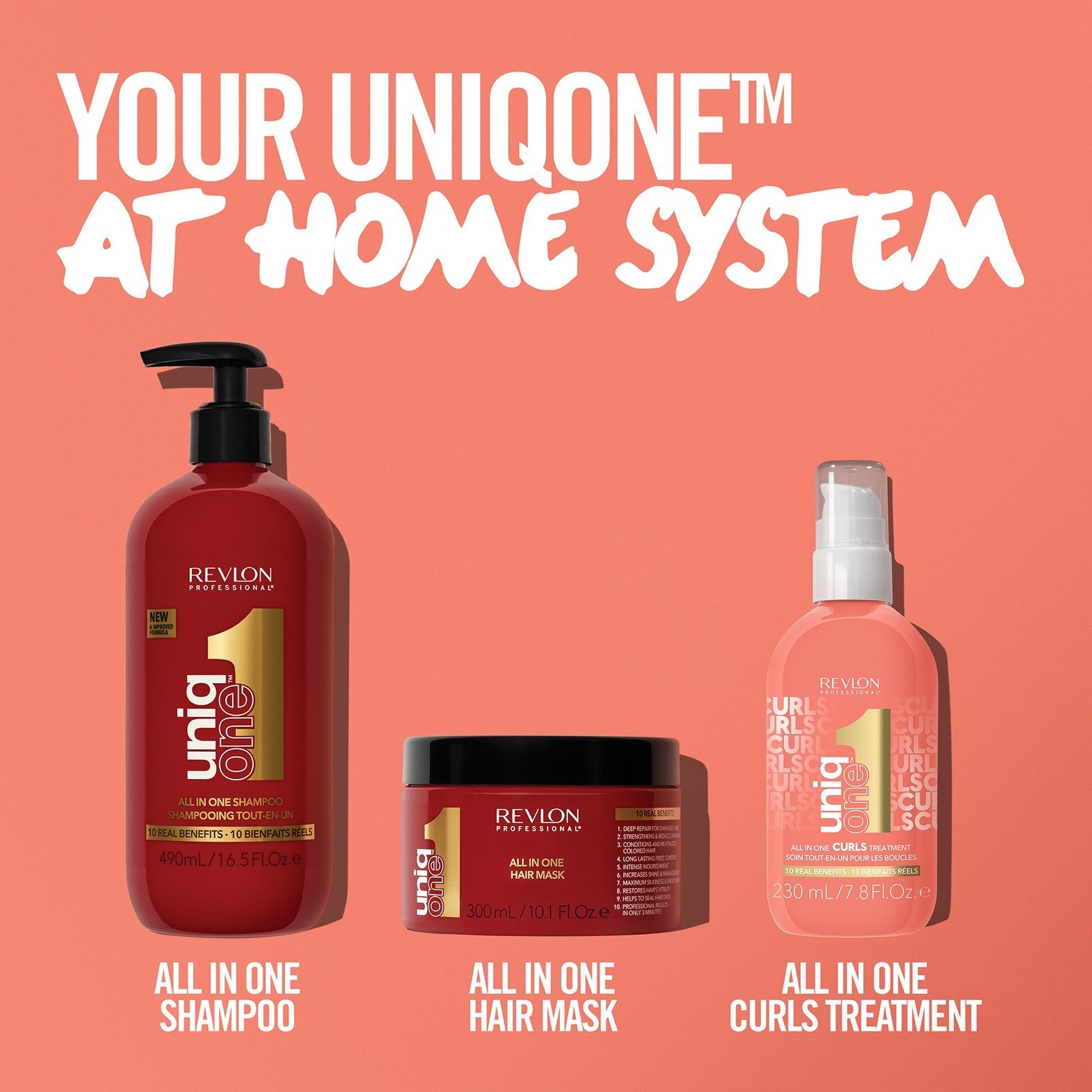 Revlon Professional UniqONE™ All-in-One Leave-In Hair Treatment for Curls 230ml