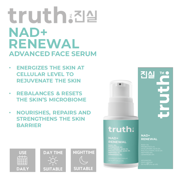 Truth NAD+ Renewal Avanced Face Serum - 30ml