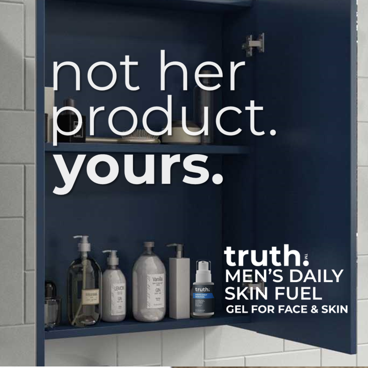 Truth Men's Daily Skin Fuel Gel For Skin & Face- 30ml
