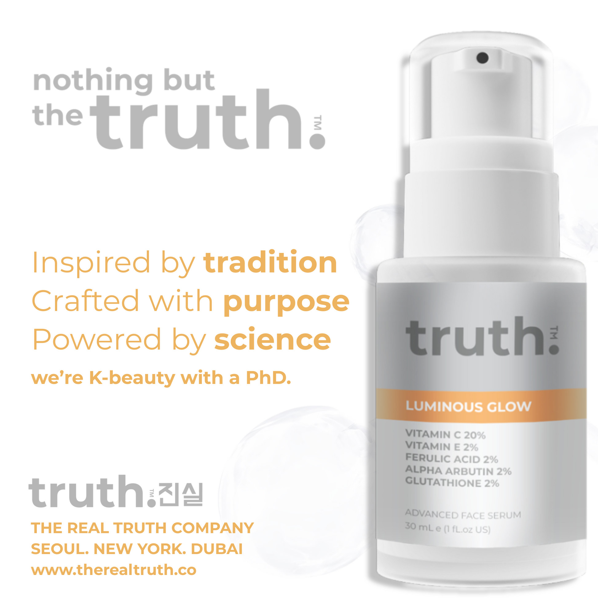 Truth Luminous Glow Advanced Face Serum - 30ml