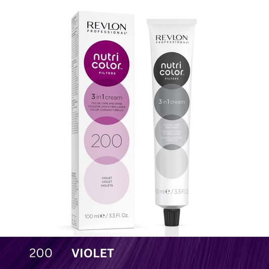 Revlon Professional Nutri Color™ Filters 3-in-1  Hair Color - Violet 200 - 100ml
