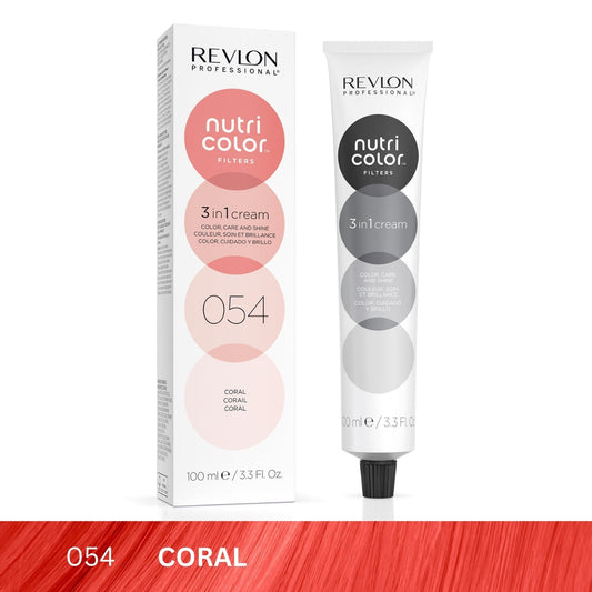 Revlon Professional Nutri Color™ Filters 3-In-1 Hair Color - Coral 054 - 100ml