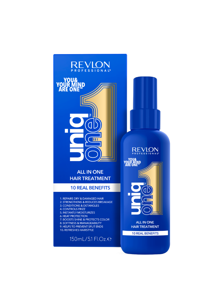 Revlon Professional UniqONE™ Repair Hair Spray Leave-In Treatment - 150ml - "All-in-One" 10 Benefits Hair Serum - Mental Wellness Edition