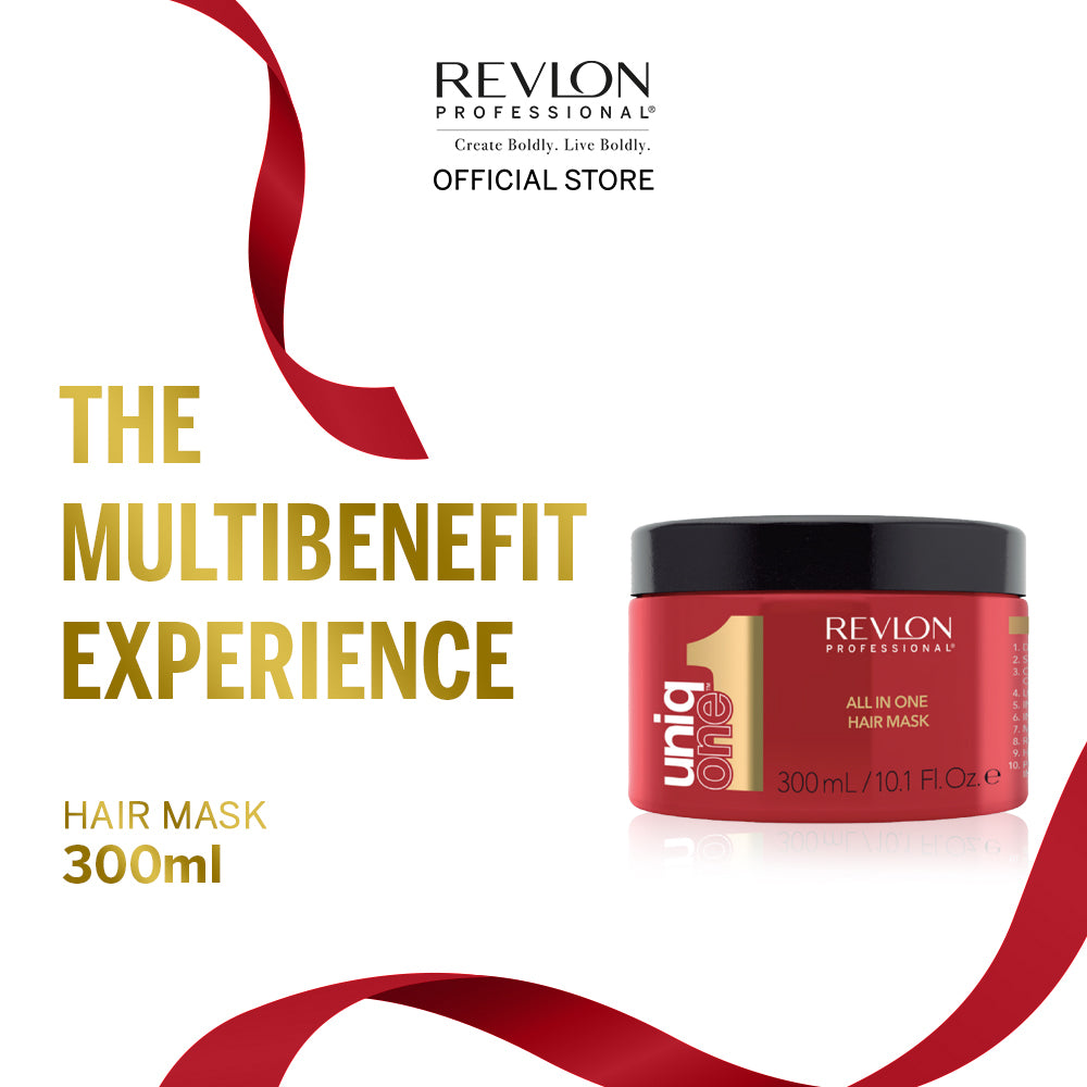 Revlon Professional UniqONE™ Repair Hair Treatment Mask - "All-in-One" 10 Benefits - 300ml