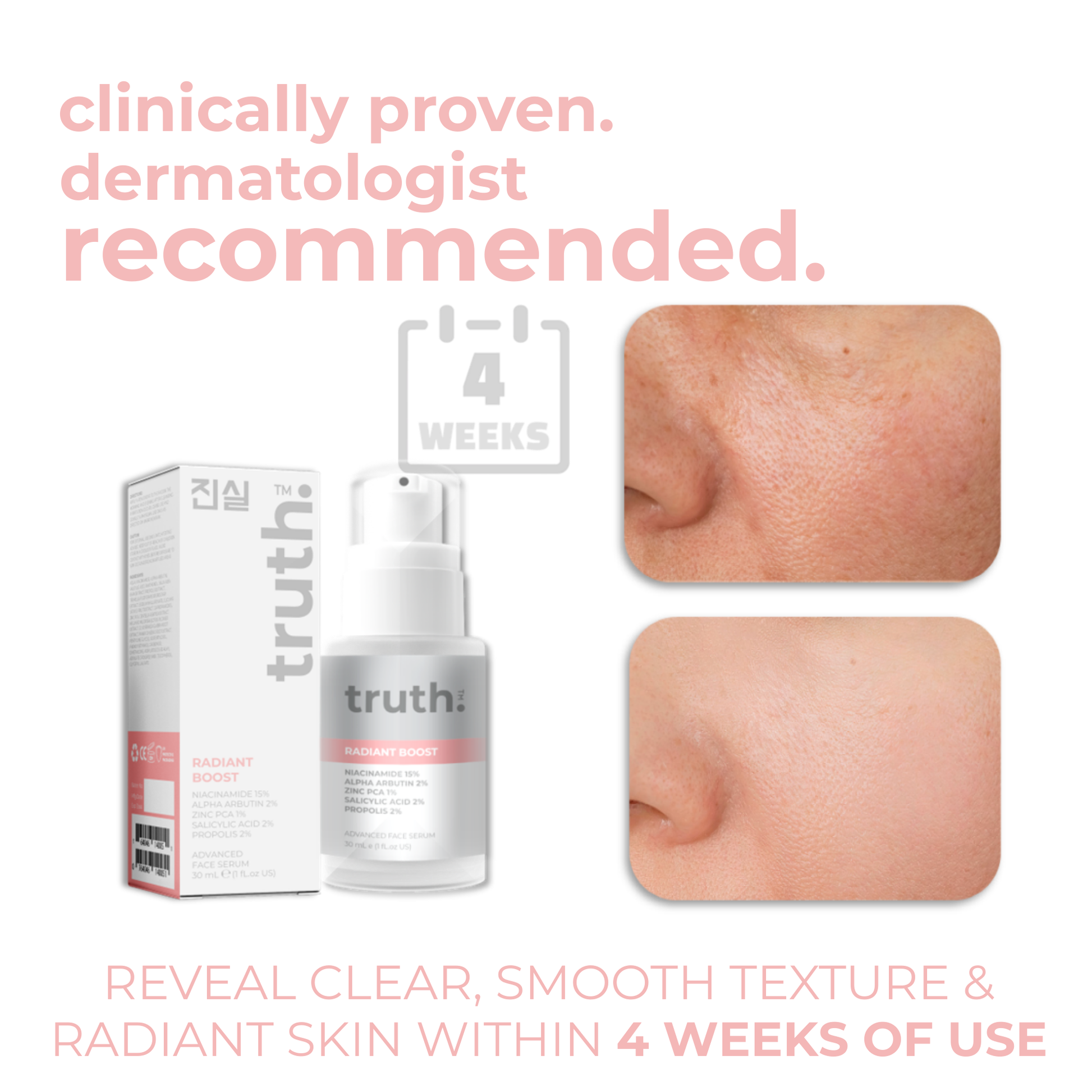 Truth Radiant Boost Advanced Face Serum - 30ml