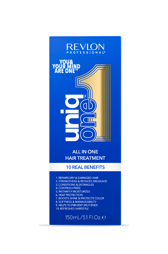 Revlon Professional UniqONE™ Repair Hair Spray Leave-In Treatment - 150ml - "All-in-One" 10 Benefits Hair Serum - Mental Wellness Edition