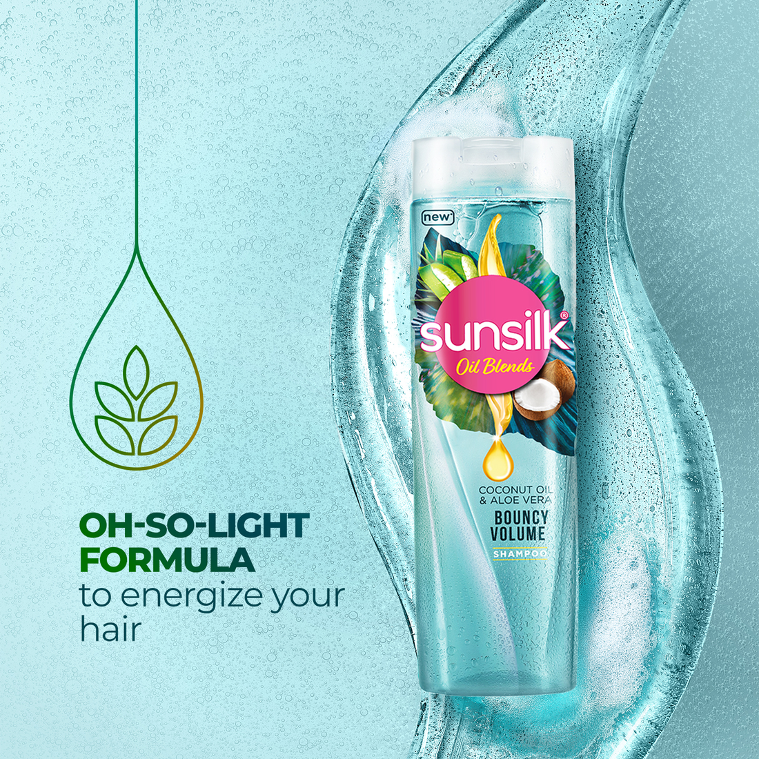 Sunsilk Coconut Oil & Aloe Shampoo 380ml