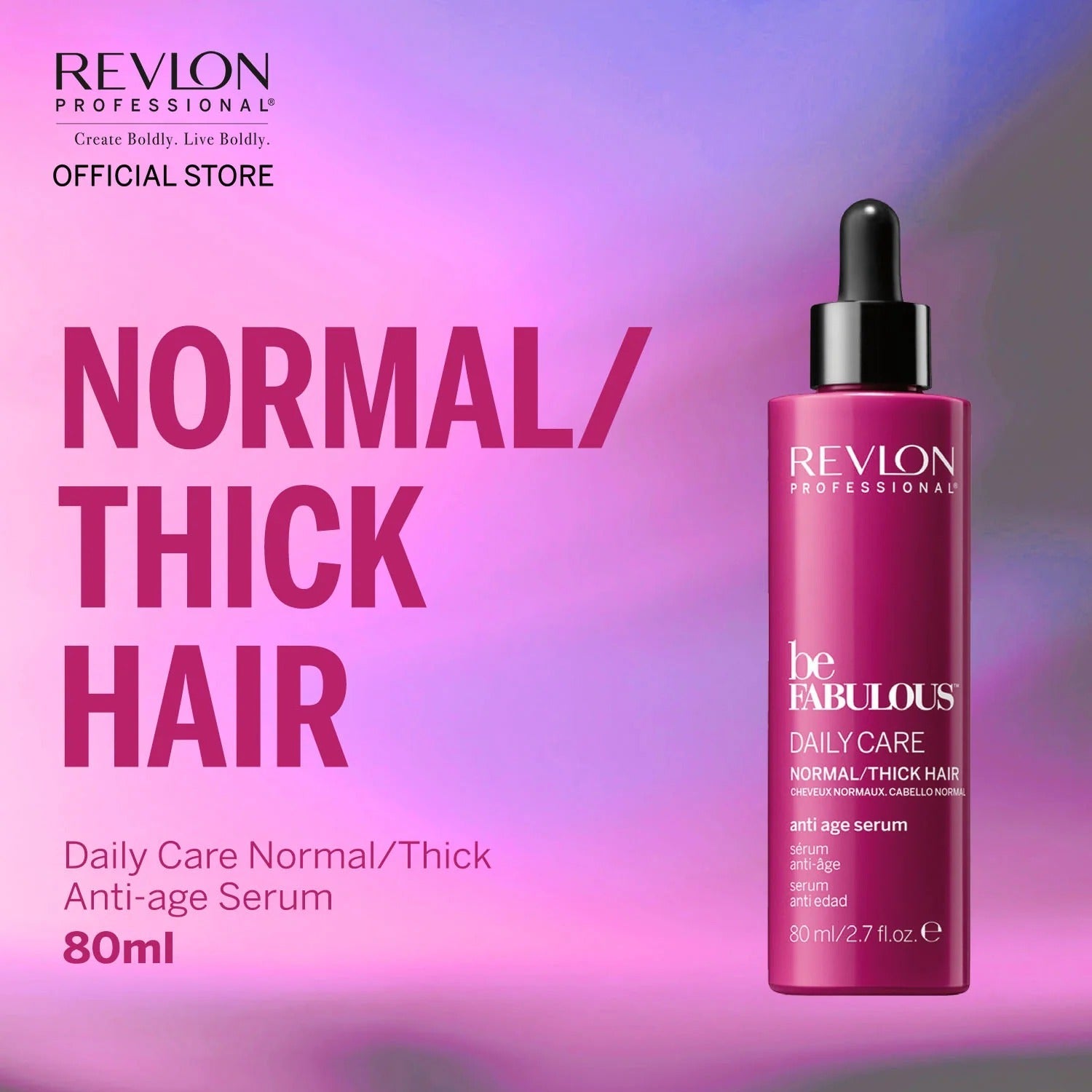 Revlon Professional BeFabulous™ Normal/Thick Hair Anti Age Serum 80ml
