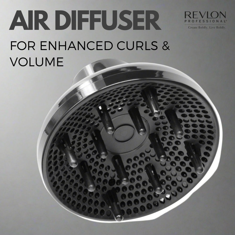 Revlon Professional™ Hair Dryer 2200W with 2 Styling Nozzles & Air Diffuser