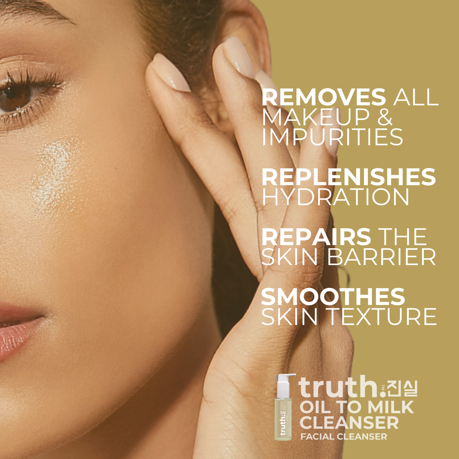 Truth Oil To Milk Facial Cleanser - 100ml