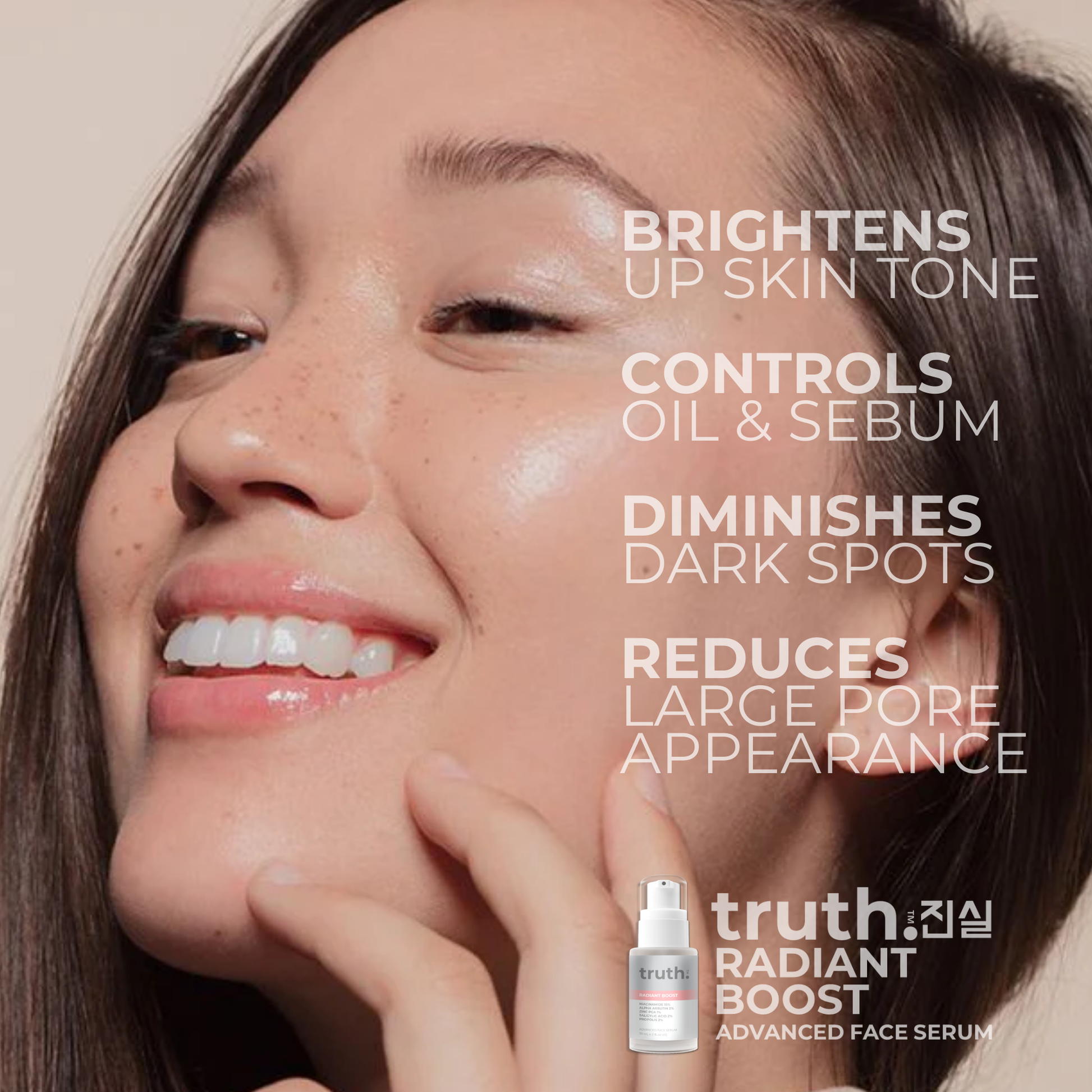 Truth Radiant Boost Advanced Face Serum - 30ml