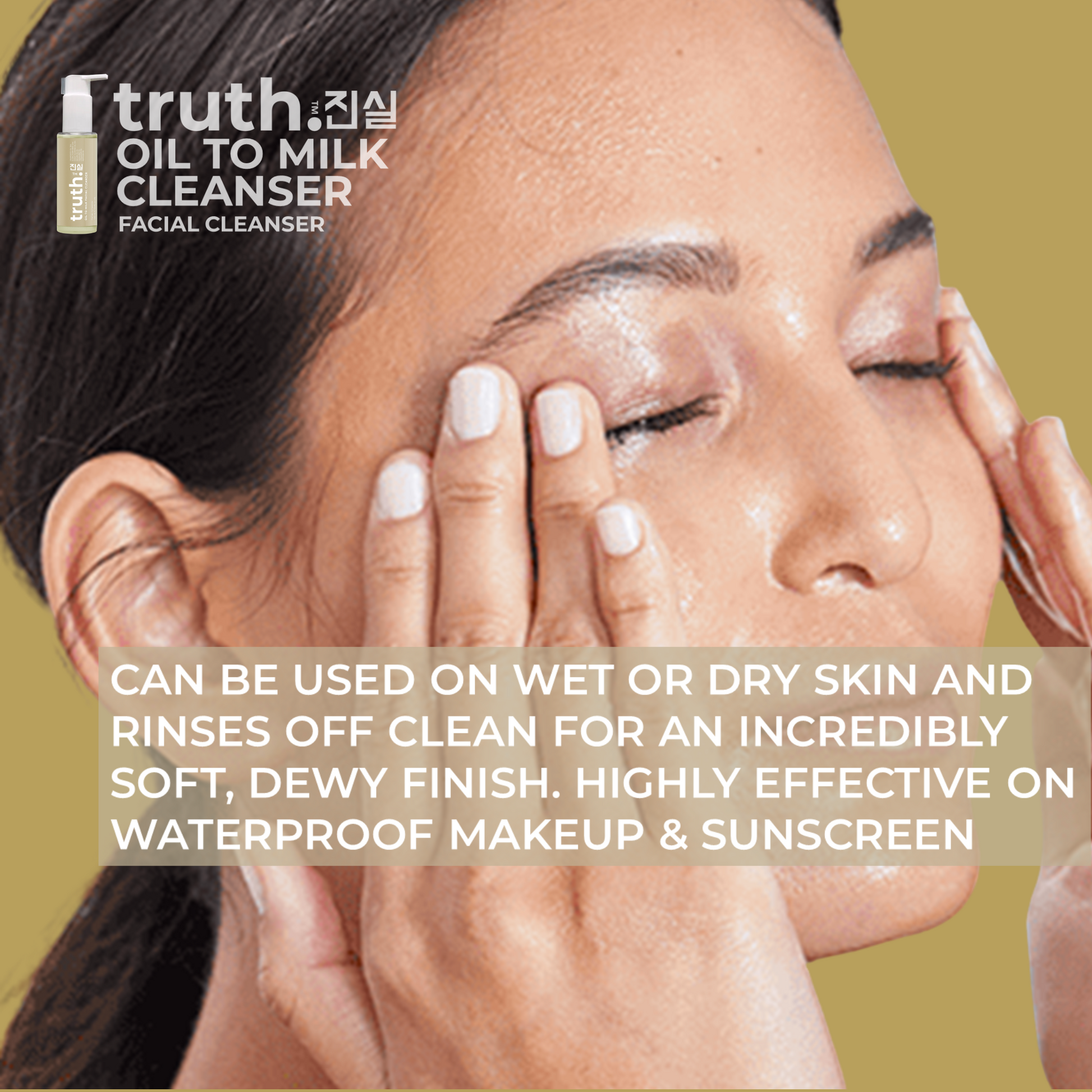 Truth Oil To Milk Facial Cleanser - 100ml