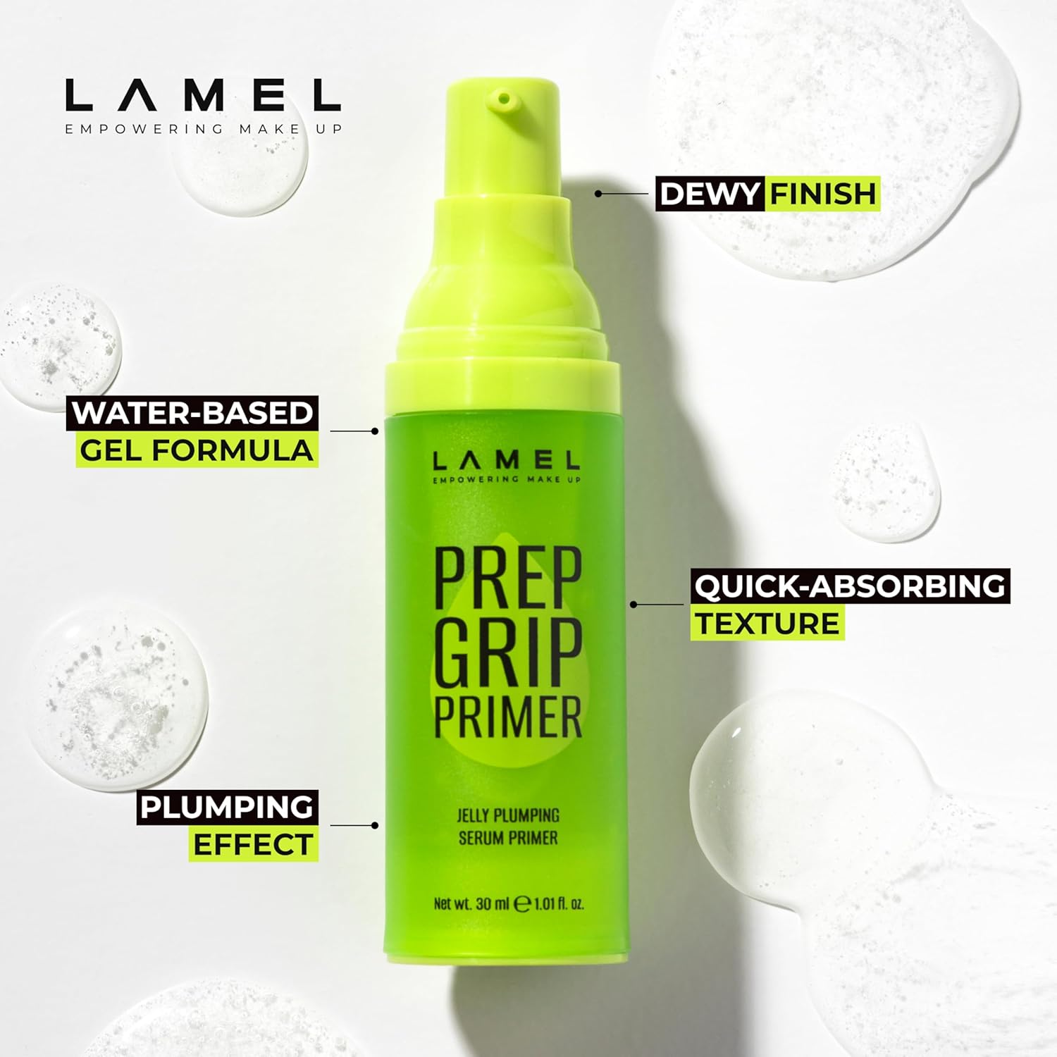 LAMEL Prep Grip Jelly Plumping Serum Primer