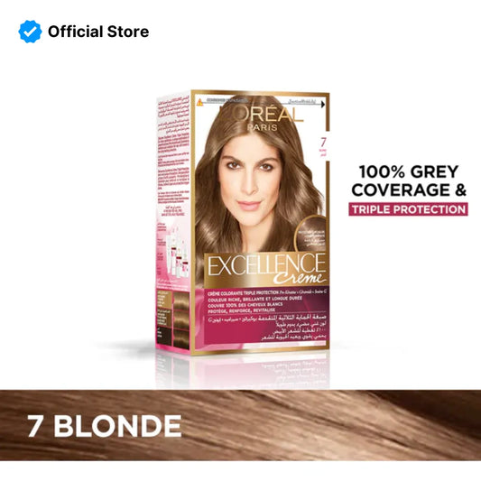 L'Oreal Paris Excellence Creme Hair Colour #7 Blonde