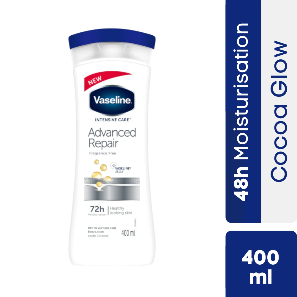 Vaseline Advanced Repair Fragrance Free Lotion - 400ml
