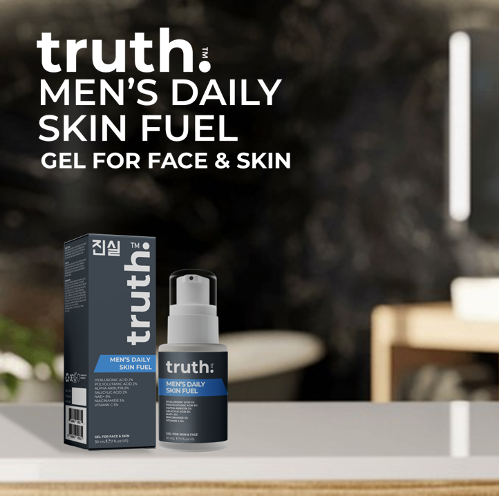 Truth Men's Daily Skin Fuel Gel For Skin & Face- 30ml