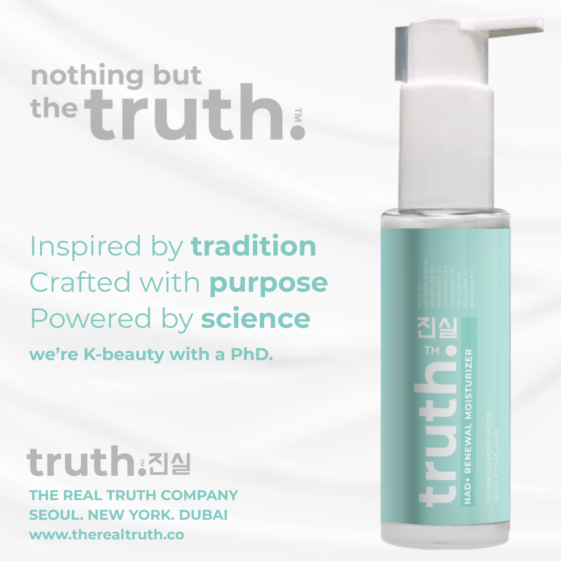 Truth NAD+ Advanced Renewal Moisturizer - 100ml