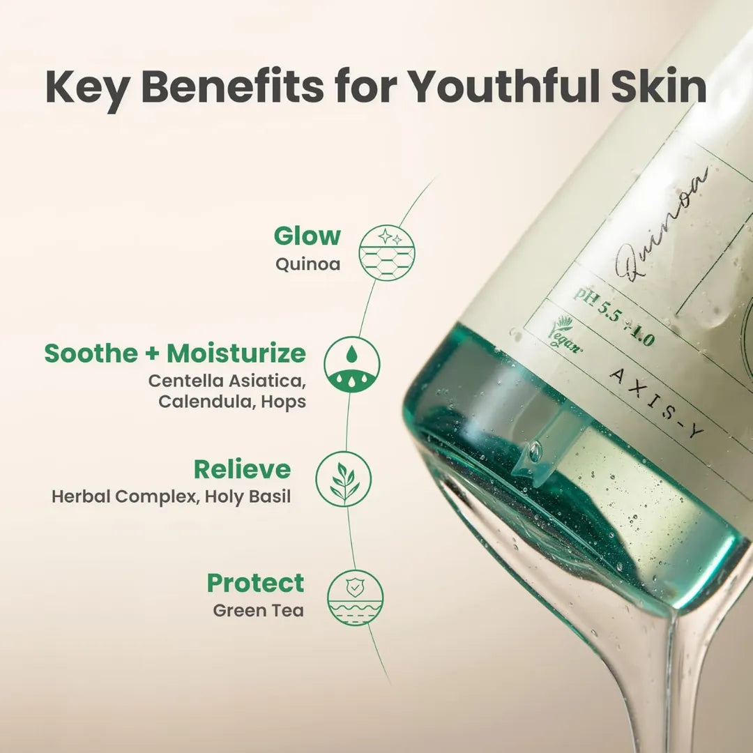 Axis-Y Quinoa One-Step Balanced Gel Cleanser - 180ml