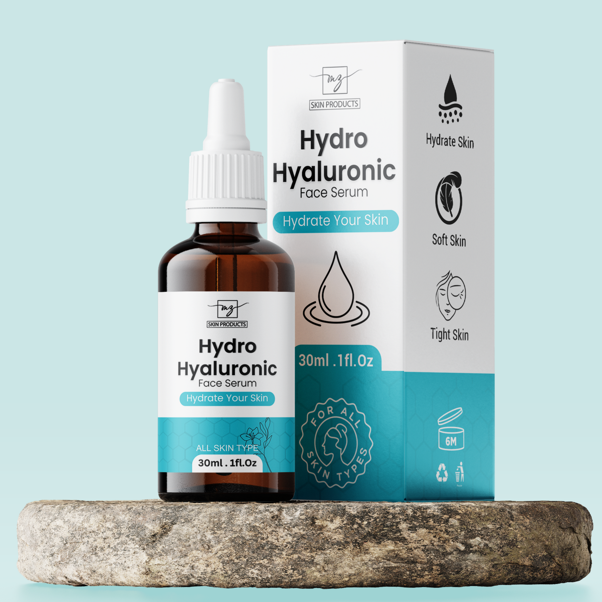 Buy 1 Get 1 Free Mzskin Hydro Hyaluronic Serum 30ml