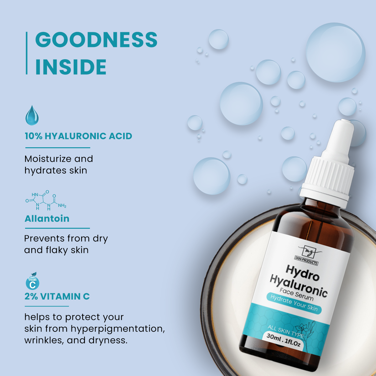 Buy 1 Get 1 Free Mzskin Hydro Hyaluronic Serum 30ml