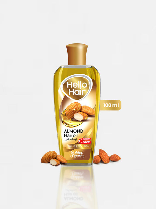 Golden Pearl Hello Hair Almond Hair Oil - 100ml