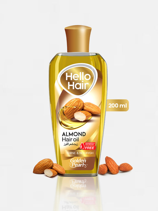 Golden Pearl Hello Hair Almond Hair Oil - 200ml
