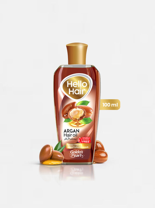 Golden Pearl Hello Hair Argan Hair Oil - 100ml