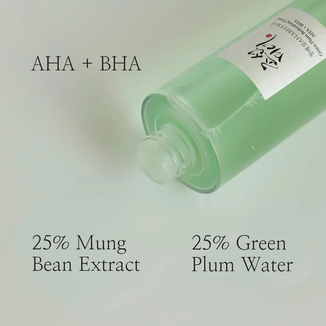 Image 4: Beauty Of Joseon Green Plum Refreshing Toner Aha + Bha - 150ml Ingredients
