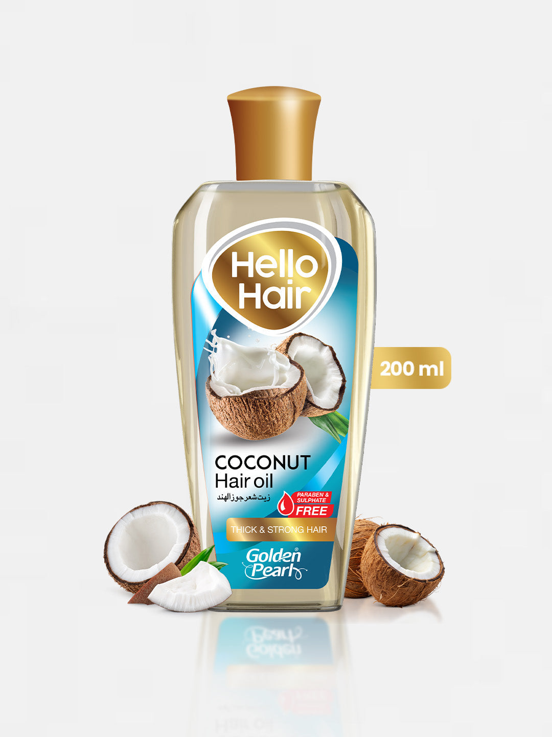 Golden Pearl Hello Hair Coconut Hair Oil - 200ml
