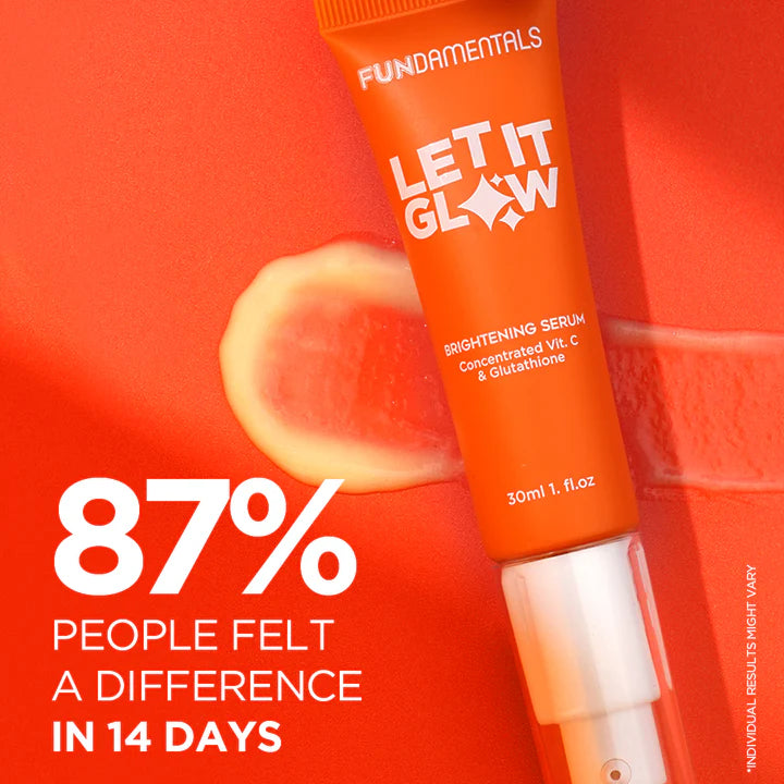 Fundamentals Let It Glow Brightening Serum with Vit C + Glutathione - 30 ML