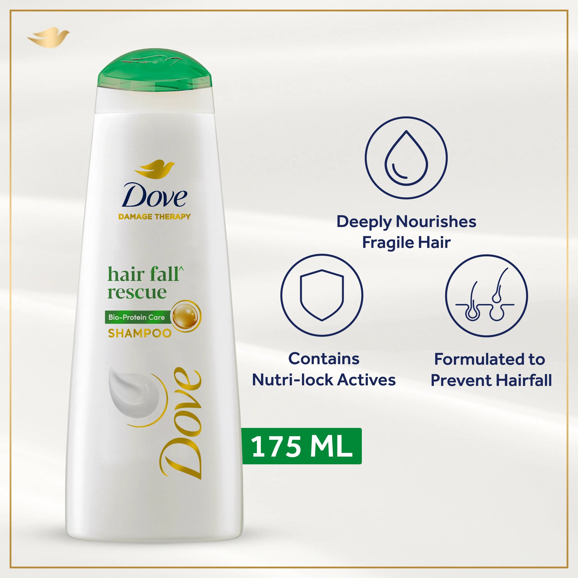 Dove Hair Fall Rescue Shampoo - 175 ml