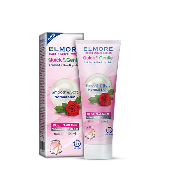 Elmore Hair Removal Cream Rose Fragrance