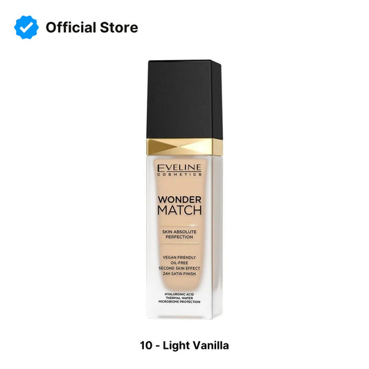 Eveline Wonder Match Foundation - 10 Light Vanilla