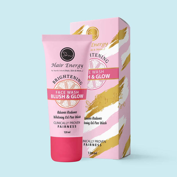 Hair Energy 100 Organic Aloevera GelBlush Glow Whitening Face Advance Brightening Radiance