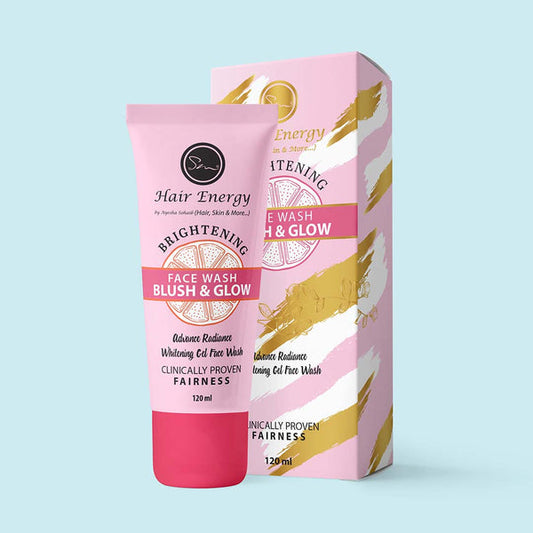 Hair Energy 100 Organic Aloevera GelBlush Glow Whitening Face Advance Brightening Radiance