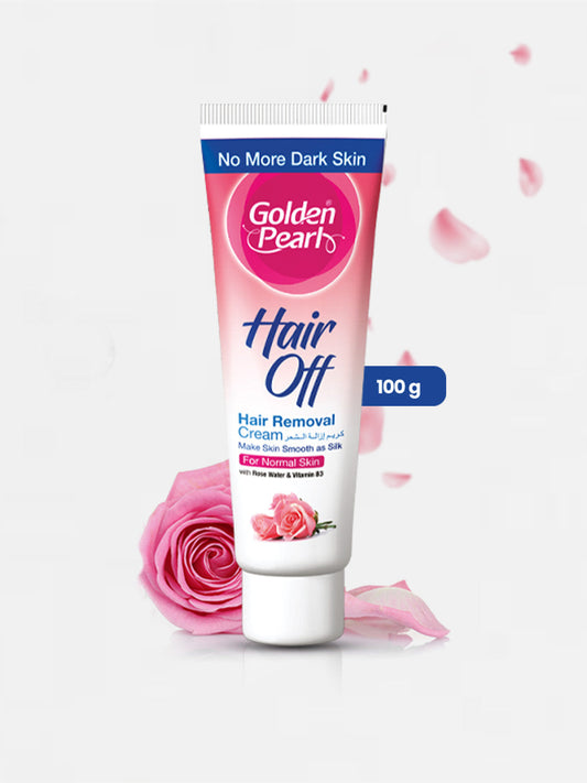 Golden Pearl Hair Off - Hair Removal Cream - Rose 100gm