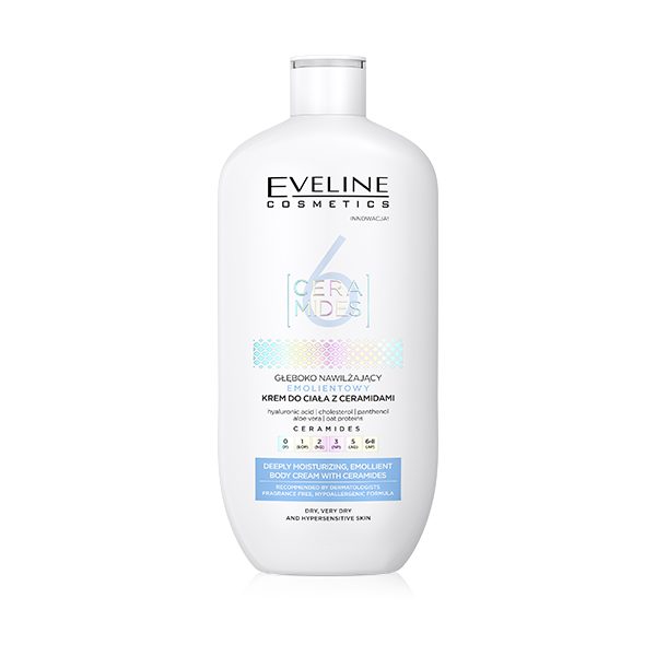 Eveline 6 Ceramides Deeply Moisturizing Emollient Body Lotion - 350ml