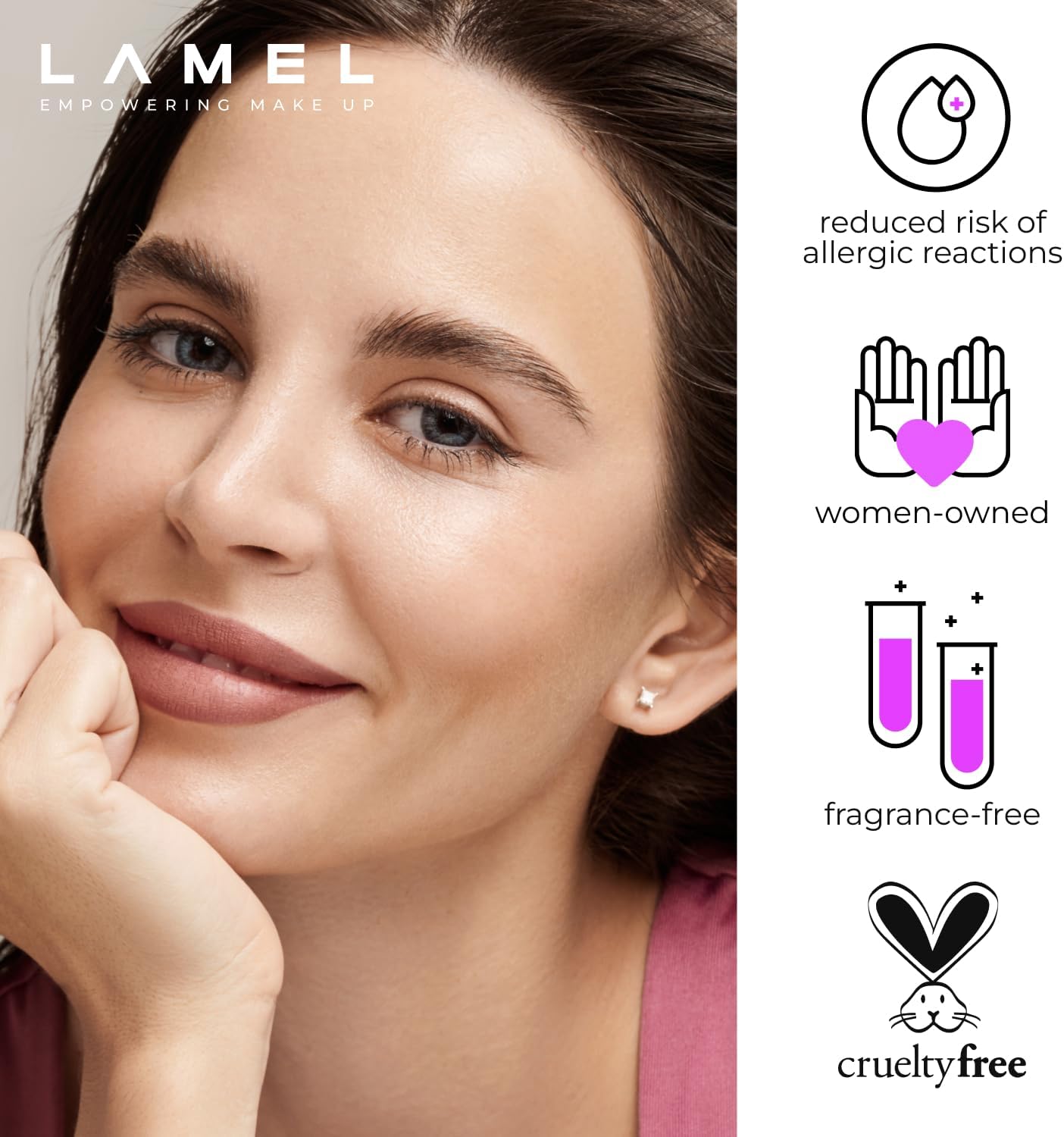 LAMEL Long lasting Gel Lip Liner 401 Nude