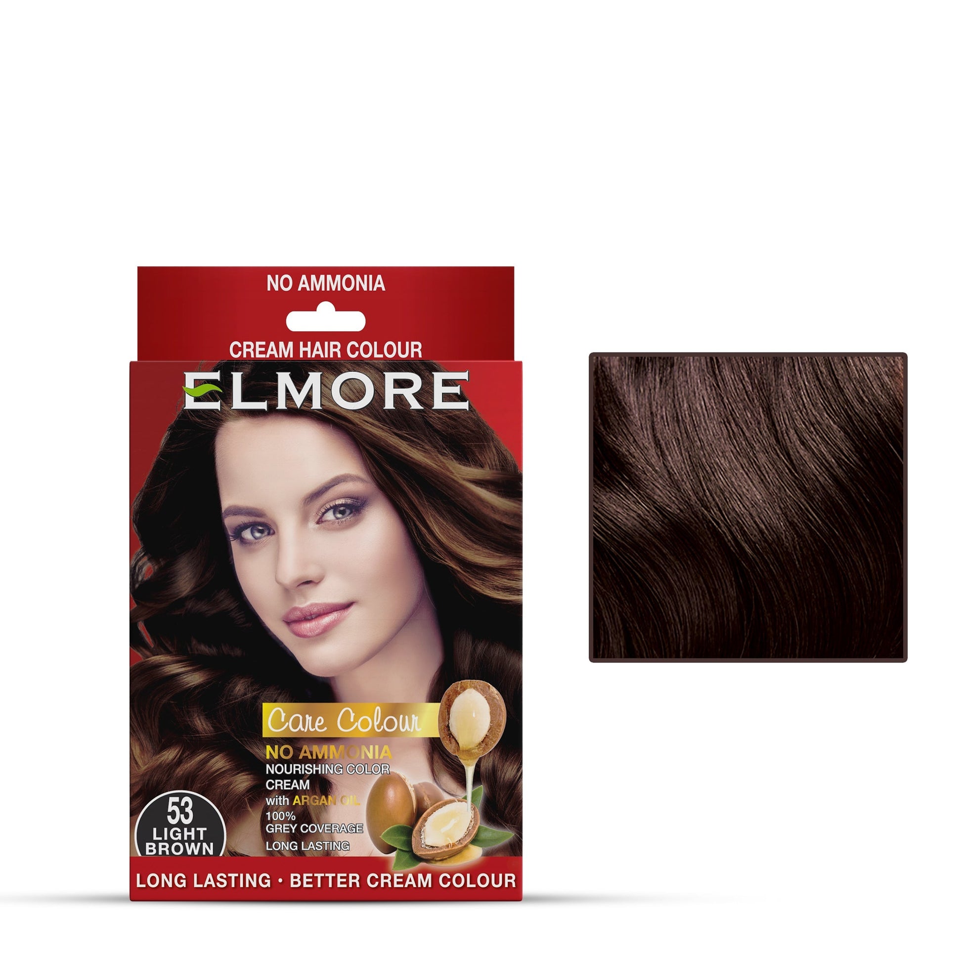 Elmore Cream Hair Color 53 Light Brown