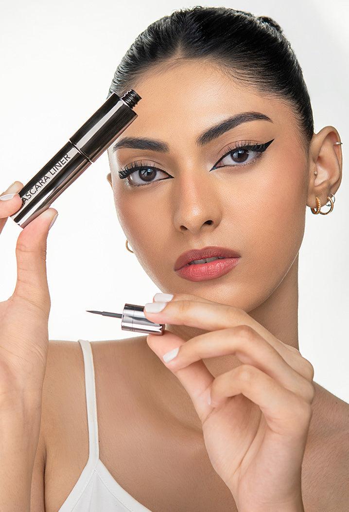 ZERO Makeup Mascara Liner | 2-in1 Eyeliner + Mascara | Ultra-Black Eye Definition