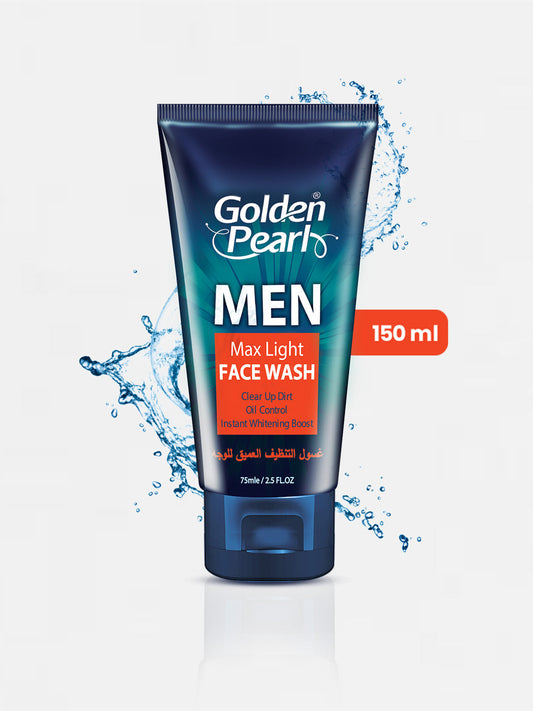 Golden Pearl Max Light Men Face Wash - 150ml