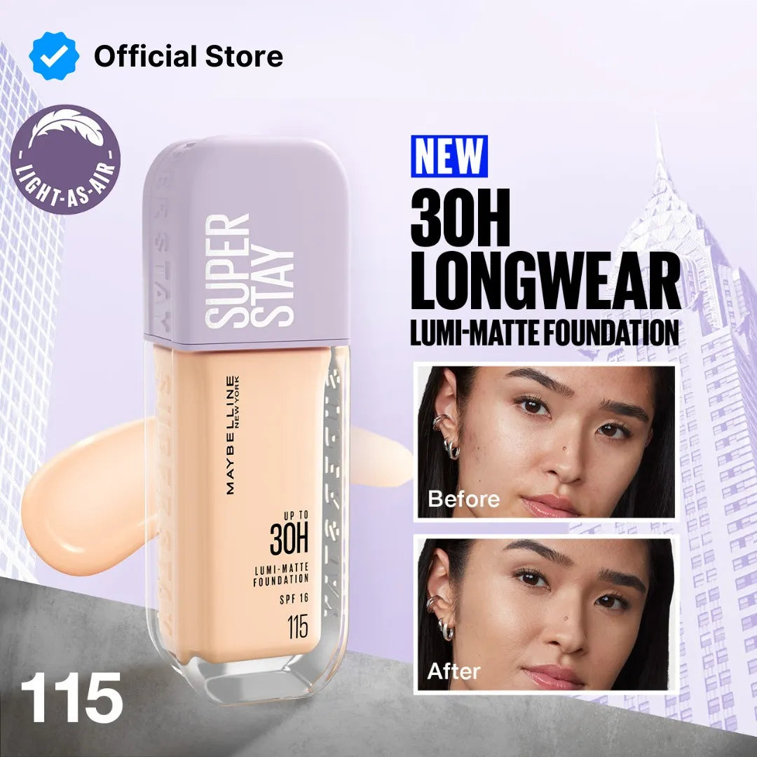 Maybelline Super Stay Lumi Matte Foundation - Upto 30h Coverage