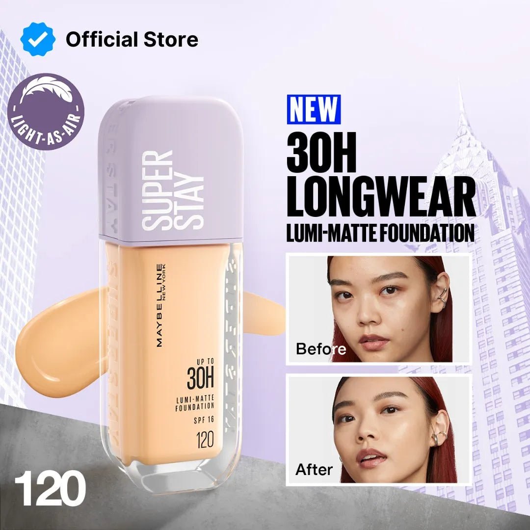 Maybelline Super Stay Lumi Matte Foundation - Upto 30h Coverage