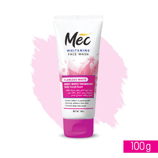 Mec Face Wash Flawless White - 100g
