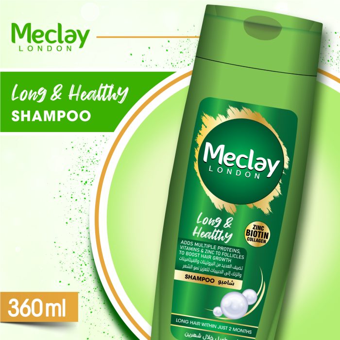 Meclay London  Long & Healthy Shampoo -  360ml