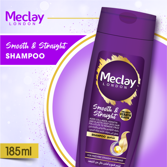 Meclay London  Smooth & Straight Shampoo -  180ml