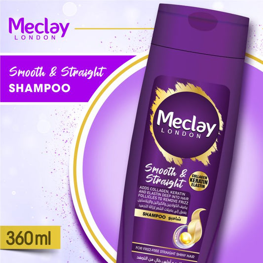 Meclay London  Smooth & Straight Shampoo -  360ml