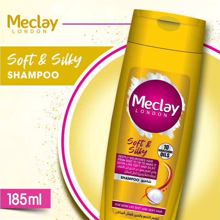 Meclay London  Soft & Silky Shampoo -  180ml